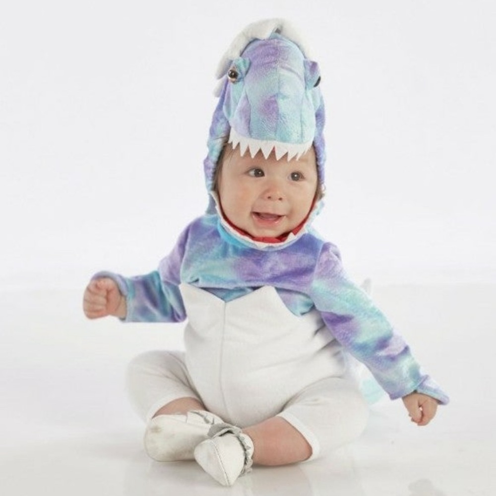 Pottery Barn Kids Dinosaur Costume - Blue and White